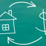 Real Estate and Cash concept