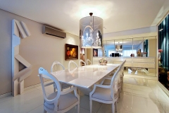 Mesa de Jantar Laca Branca Brilhante (7)